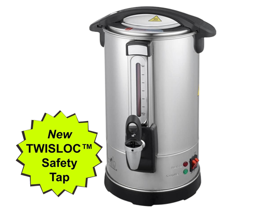 TWS LeChef Hot Water Urn S/S 30 CUP, 6L W/ SHABBOS SWITCH